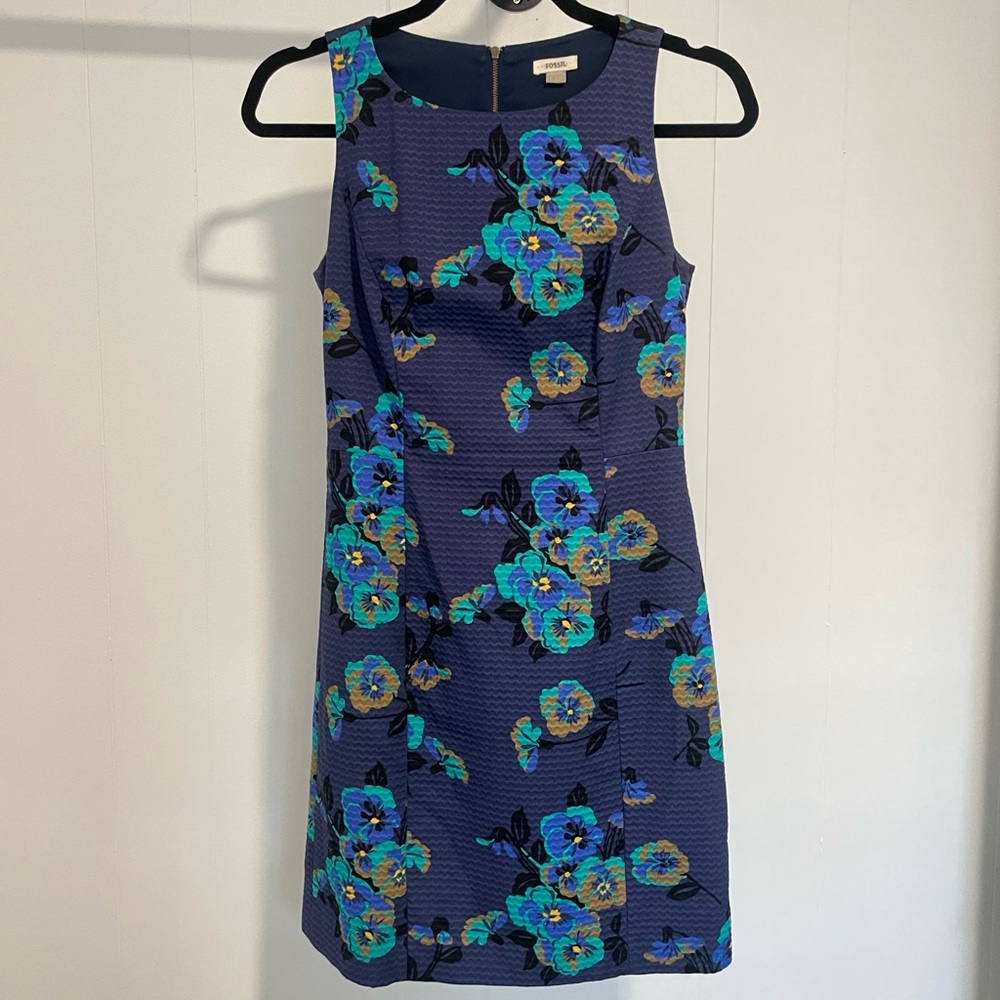 Fossil Sleeveless Floral Dress, size 0